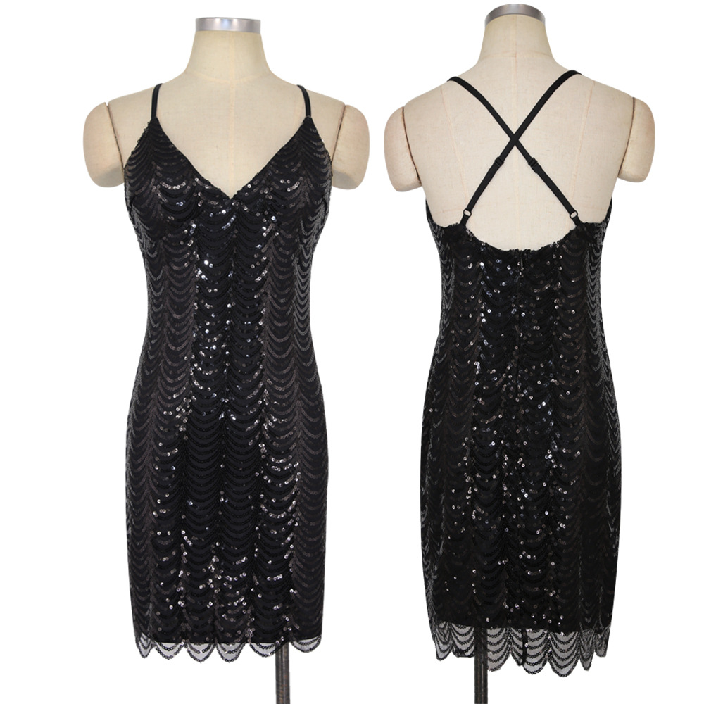 SZ60250-1 Sequin Cocktail Dress